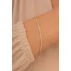 Kadın Gümüş Bileklik - 925 Ayar 1.5 mm Küp Zincir Gümüş Bileklik
