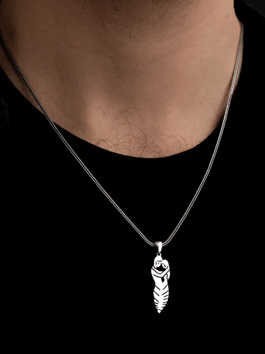 Söz Dizisi Kolyesi Erkek Gümüş Kolye Zincir