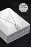 Kadın Gümüş Kolye - Swarovski Taşlı Zirconia Erkek Çocuk Motifli Kadın Kolye Kadın Gümüş Kolye - Swarovski Taşlı Zirconia Erkek Çocuk Motifli Kadın Kolye