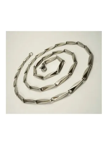 Çelik Erkek Kolye Zincir Ince Kibar Model