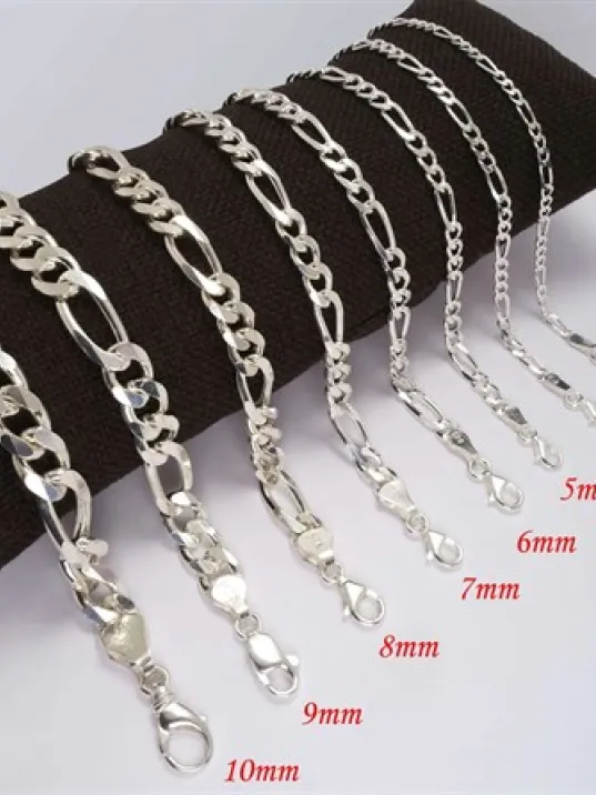 Figaro Gümüş Erkek Kolye Zincir Modelleri