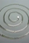 Gurmet Erkek Gümüş Kolye Zincir 3mm İnce Model