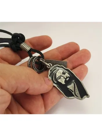 Hz.Ali Erkek Hakiki Deri Kolye