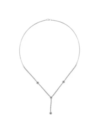 Venüs Zümrüt Taşlı Bayan Gümüş Kolye