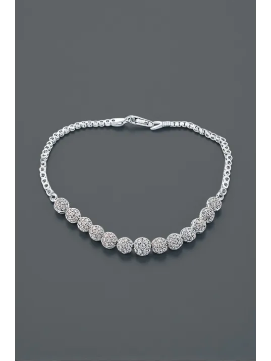 Kadın Gümüş Bileklik - Ahsen Gümüş Su Yolu Kadın Bileklik