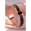 Kadın Bakır Bileklik Yüzük Set- Sofia Model Özel Baskı Metal Kutu Ve Kuvars Taşı Kadın Bakır Bileklik Yüzük Set- Sofia Model Özel Baskı Metal Kutu Ve Kuvars Taşı