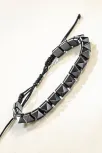 Erkek Kadın Doğal Taş Bileklik - Siyah Hematit Doğal Taşlı Makrome Gotik Tarz Model Unisex Bileklik Erkek Kadın Doğal Taş Bileklik - Siyah Hematit Doğal Taşlı Makrome Gotik Tarz Model Unisex Bileklik