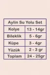 Kadın Gümüş Takı Seti - Aylin Damla Model Zirkon Taşlı Kolye, Bileklik, Yüzük, Küpe Tam Set Kadın Gümüş Takı Seti - Aylin Damla Model Zirkon Taşlı Kolye, Bileklik, Yüzük, Küpe Tam Set