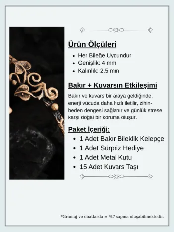 Kadın Bakır Bileklik - Ece Model Kadın Bakır Kelepçe Bileklik Bilezik