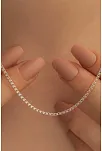 Kadın Gümüş Kolye - 1.5 mm Love Model Gümüş Kolye