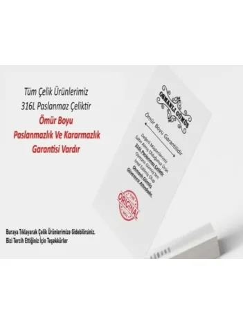 Kadın Çelik Kolye - Toplu Zincir Çift Dolamalı Altın Kaplama Çelik Kolye