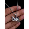 Erkek Gümüş Kolye - Motor - Motosiklet Figürlü Gümüş Erkek Kolye Erkek Gümüş Kolye - Motor - Motosiklet Figürlü Gümüş Erkek Kolye