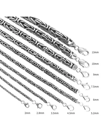 Gümüş Erkek Kral Bileklik Künye Yuvarlak Model