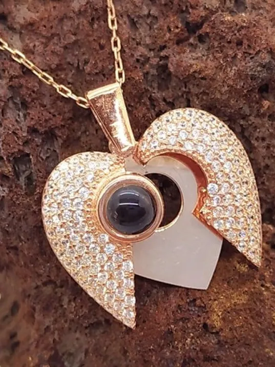 Gizli İsimli 100 Dilde Seni Seviyorum Bayan Gümüş Kolye Gizli İsimli 100 Dilde Seni Seviyorum Bayan Gümüş Kolye