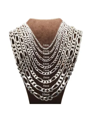 Figaro Gümüş Erkek Kolye Zincir Modelleri