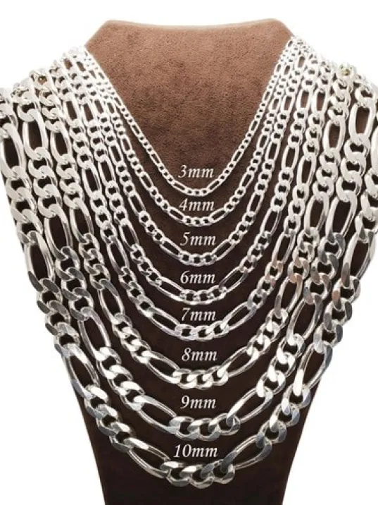 Figaro Gümüş Erkek Kolye Zincir Modelleri