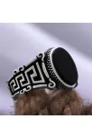 Siyah Oniks Taşlı Grek Desen Özel Seri Erkek Gümüş Yüzük Siyah Oniks Taşlı Grek Desen Özel Seri Erkek Gümüş Yüzük