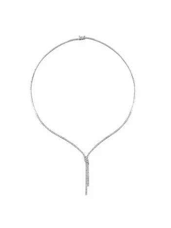 Nida Zirkon Taşlı Bayan Gümüş Kolye