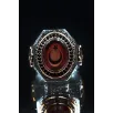 Kehribar Taşlı Ayyıldız Bayrak İşlemeli 925 Ayar Erkek Gümüş Yüzük Kehribar Taşlı Ayyıldız Bayrak İşlemeli 925 Ayar Erkek Gümüş Yüzük