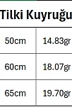 3mm Kalın Tilki Kuyruğu Gümüş Erkek Kolye Zincir