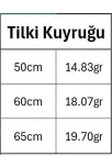 3mm Kalın Tilki Kuyruğu Gümüş Erkek Kolye Zincir