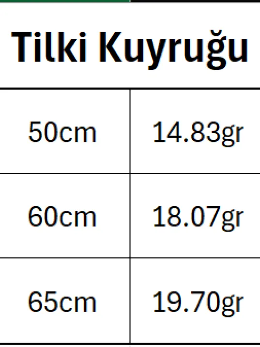 3mm Kalın Tilki Kuyruğu Gümüş Erkek Kolye Zincir
