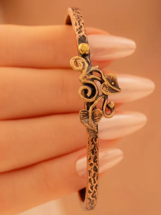 Kadın Bakır Bileklik - Ece Model Kadın Bakır Kelepçe Bileklik Bilezik