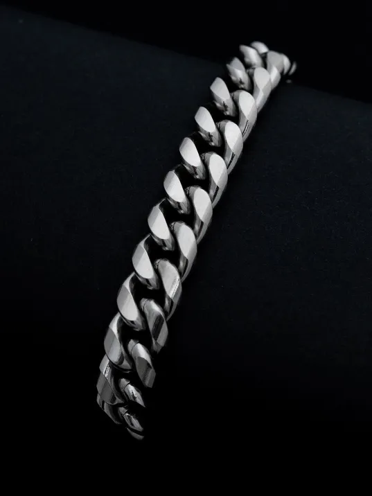 Erkek Bileklik - Gurmet Model Sık Örüm Erkek Çelik Bileklik