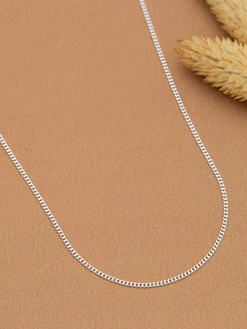 Kadın Gümüş Kolye - 925 Ayar 1.5 mm Gurmet Model Gümüş Kadın Kolye
