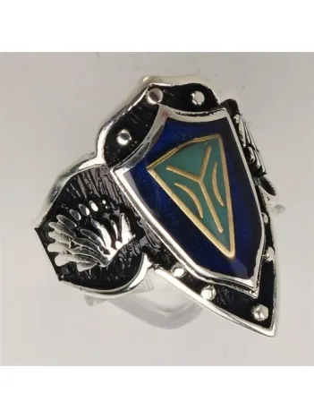 Gümüş Erkek Zihgir Başparmak Iyı Yüzük