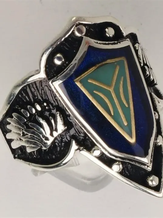 Gümüş Erkek Zihgir Başparmak Iyı Yüzük