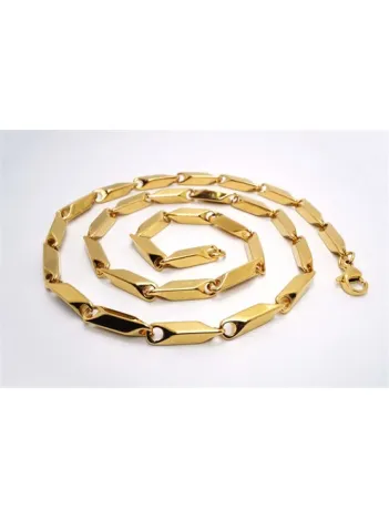 Snapy Altın Kaplama Erkek Çelik Kolye Zincir