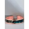Kadın Bakır Bileklik - Arianna Model Özel Baskı Metal Kutu Ve Kuvars Taşı Kadın Bakır Bileklik - Arianna Model Özel Baskı Metal Kutu Ve Kuvars Taşı