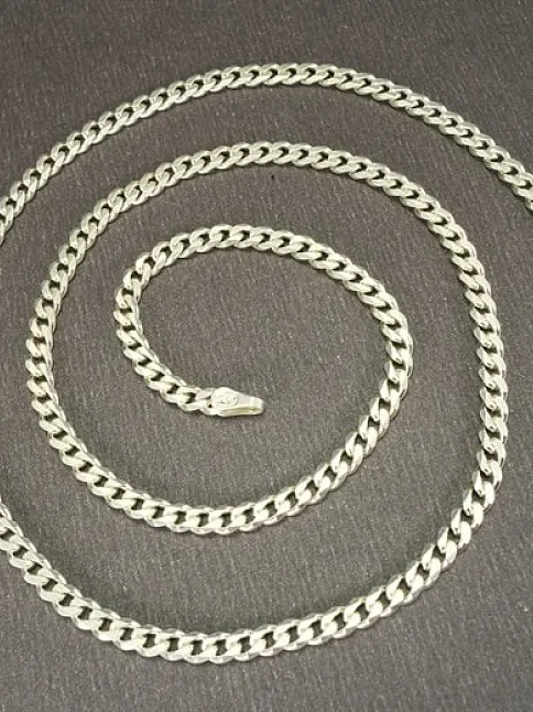 Gümüş Erkek Kolye Zincir 3,5mm Gurmet İnce Model