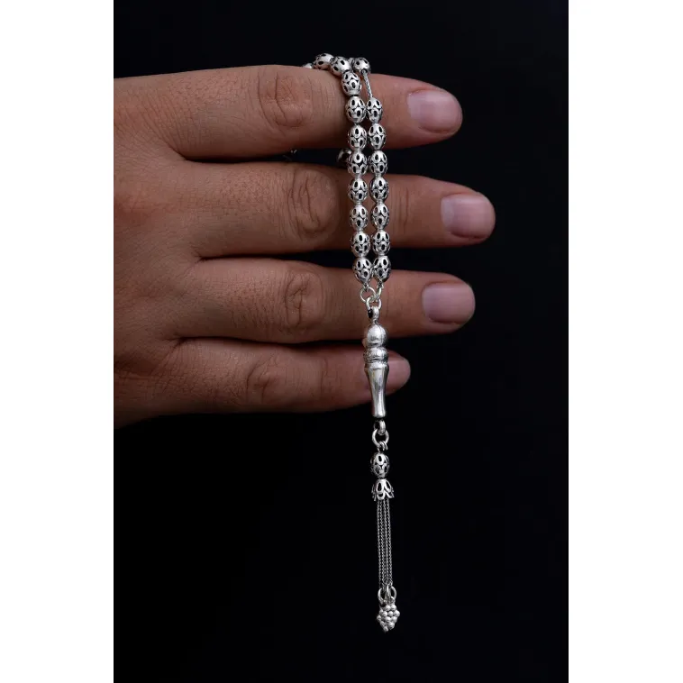 Gümüş Tespih Delikli Ortaboy 15gr Gümüş Tespih Delikli Ortaboy 15gr