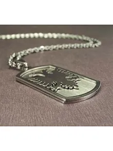 OttoMan Arnavut Kartalı Çelik Erkek Kolye Zincir