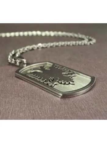 OttoMan Arnavut Kartalı Çelik Erkek Kolye Zincir