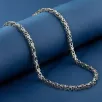 Erkek Çelik Kral Zincir Kolye Orta Kalınlıkta 5mm Erkek Çelik Kral Zincir Kolye Orta Kalınlıkta 5mm