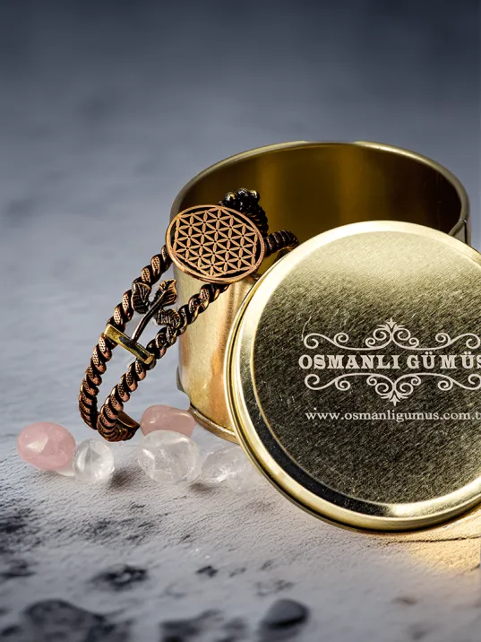 Kadın Bakır Bileklik - Lotus Yaşam Çiçeği Kadın Bileklik Bilezik Kadın Bakır Bileklik - Lotus Yaşam Çiçeği Kadın Bileklik Bilezik