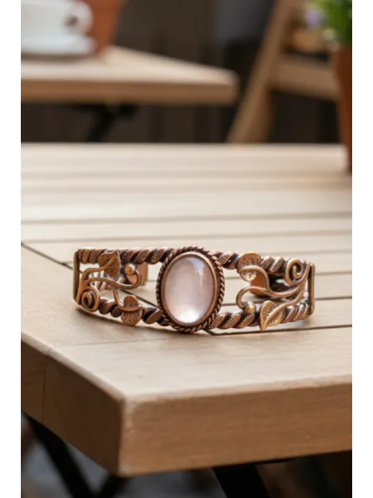 Kadın Bakır Bileklik – Sedef Taşlı Çift Burgu Model Kadın Bakır Bilezik - Metal Kutu Ve Doğal Taşlar Kadın Bakır Bileklik – Sedef Taşlı Çift Burgu Model Kadın Bakır Bilezik - Metal Kutu Ve Doğal Taşlar