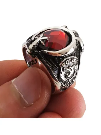 Polis Özel Harekat Gümüş Erkek Yüzük