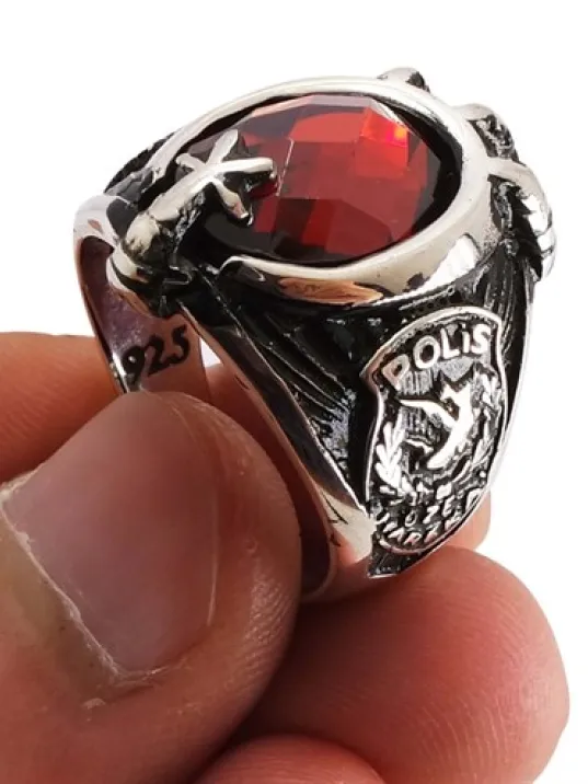 Polis Özel Harekat Gümüş Erkek Yüzük Polis Özel Harekat Gümüş Erkek Yüzük