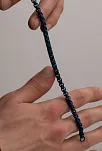 Erkek Çelik Bileklik - Ottoman 5.5mm Polo Erkek Bileklik Künye Ince Model