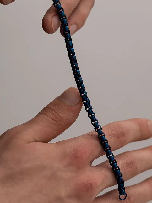 Erkek Çelik Bileklik - Ottoman 5.5mm Polo Erkek Bileklik Künye Ince Model