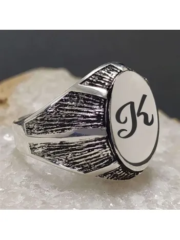 Kişiye Özel Gümüş Erkek Yüzük
