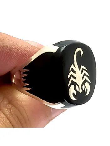 Akrep Gümüş Erkek Yüzük