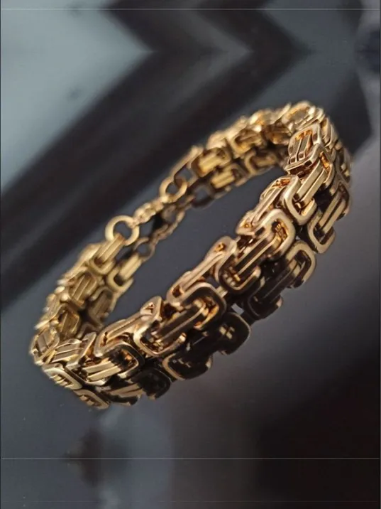 7mm Erkek Kral Çelik Bileklik 7mm Erkek Kral Çelik Bileklik