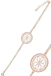 Rose Lotus Çiçeği Model Kadın Gümüş Bileklik GBLLTSCCGM1-ROS