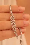 Kadın Gümüş Bileklik - Nigar Zirkon Taşlı Yaprak Model Kadın Bileklik Kadın Gümüş Bileklik - Nigar Zirkon Taşlı Yaprak Model Kadın Bileklik