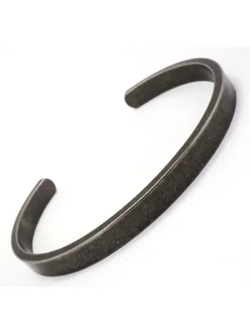 OttoMan Otantik Eskitilmiş Kelepçe Erkek Çelik Bileklik